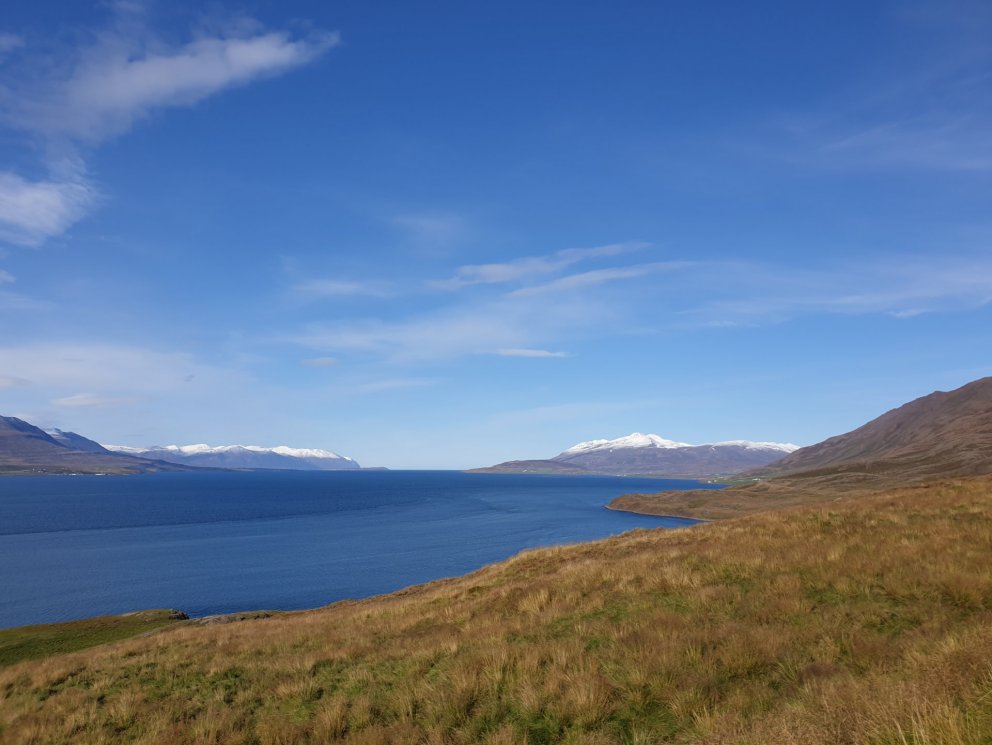 Séð út Eyjafjörð