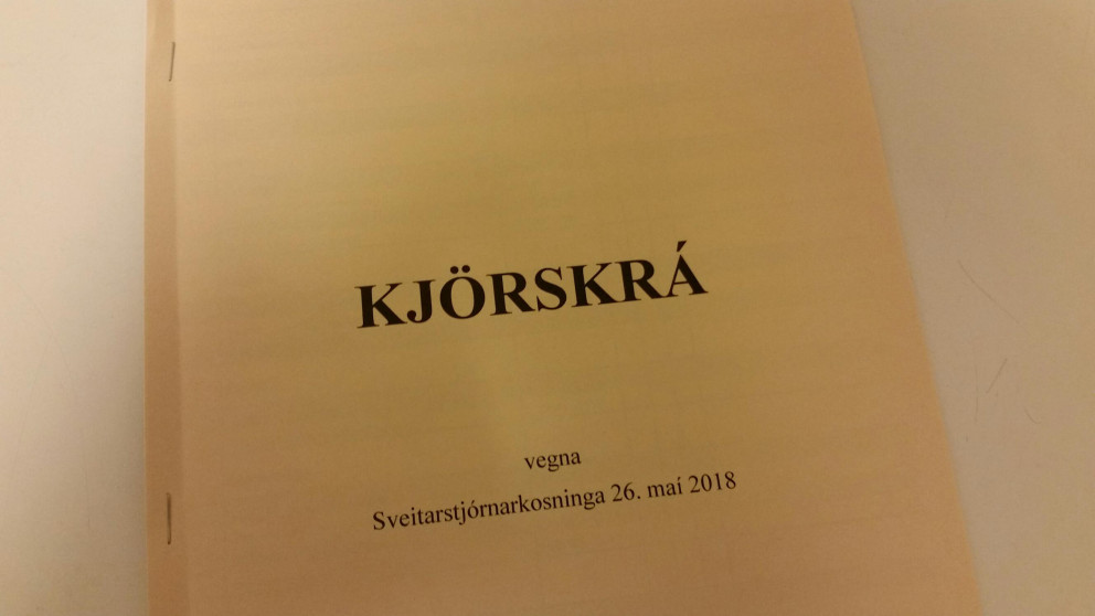 Sveitarstjórnarkosningar - kjörskrá