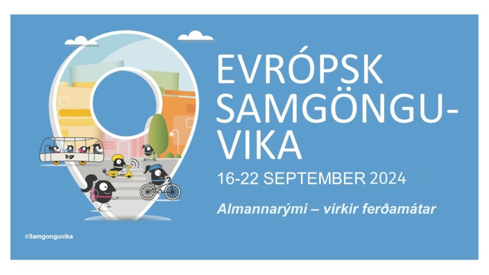 Evrópsk samgönguvika - bíllausi dagurinn