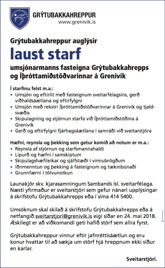 Laust spennandi starf