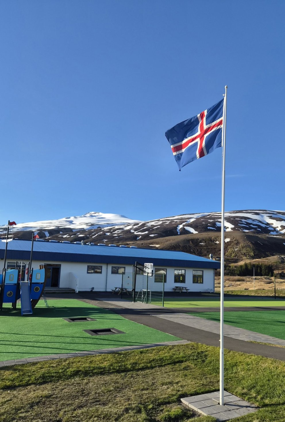 Kosið var í Grenivíkurskóla