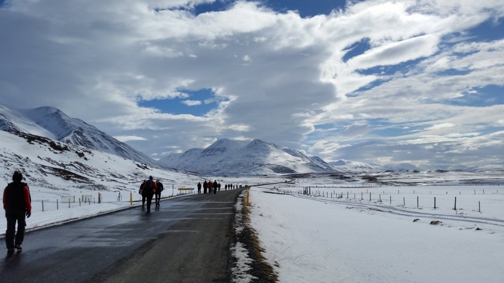 Föstugangan er alltaf hressandi.