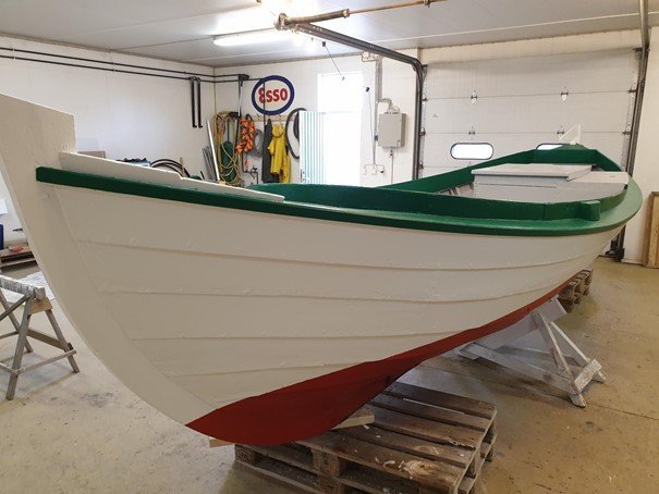 Báturinn Hermann eftir viðgerð