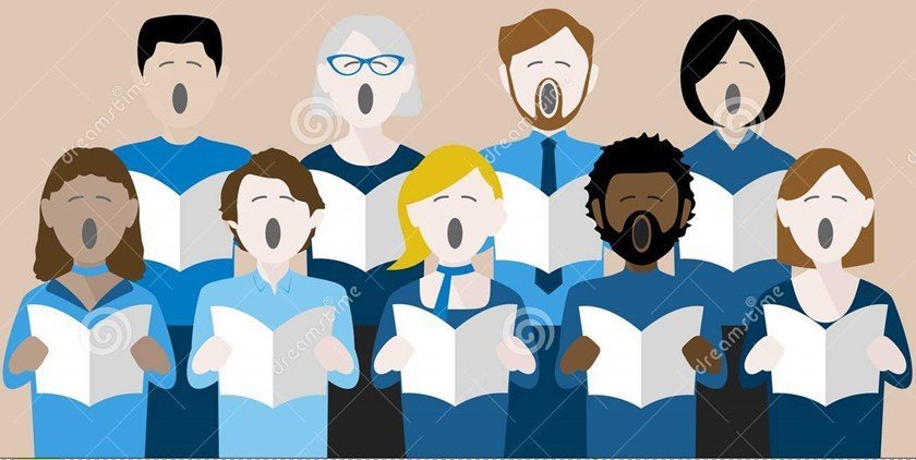 Kór eldri borgara mætir fyrir utan Grenilund mánudaginn 6. desember