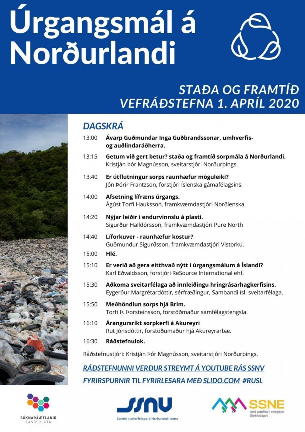 Úrgangsmál á Norðurlandi - Staða og framtíð