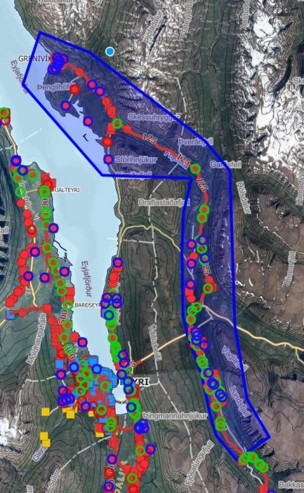 Vatnið kemur um langan veg til Grenivíkur