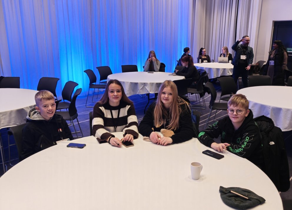 Ágúst Hrafn Guðjónsson, Katla Eyfjörð Þorgeirsdóttir, Rakel Ýr Ingibjargardóttir og Ari Logi Bjarnas&hellip;